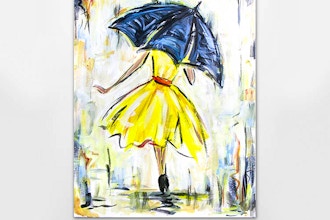 Paint Nite: The Yellow Dress